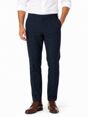 Calvin Klein Performance Slim Stretch Travel Dress Pants Navy 34x32